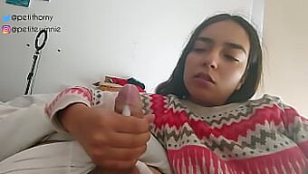 18+ Latina Teen Loves To Make Her Step Cousin'S Penis Explode In This Video